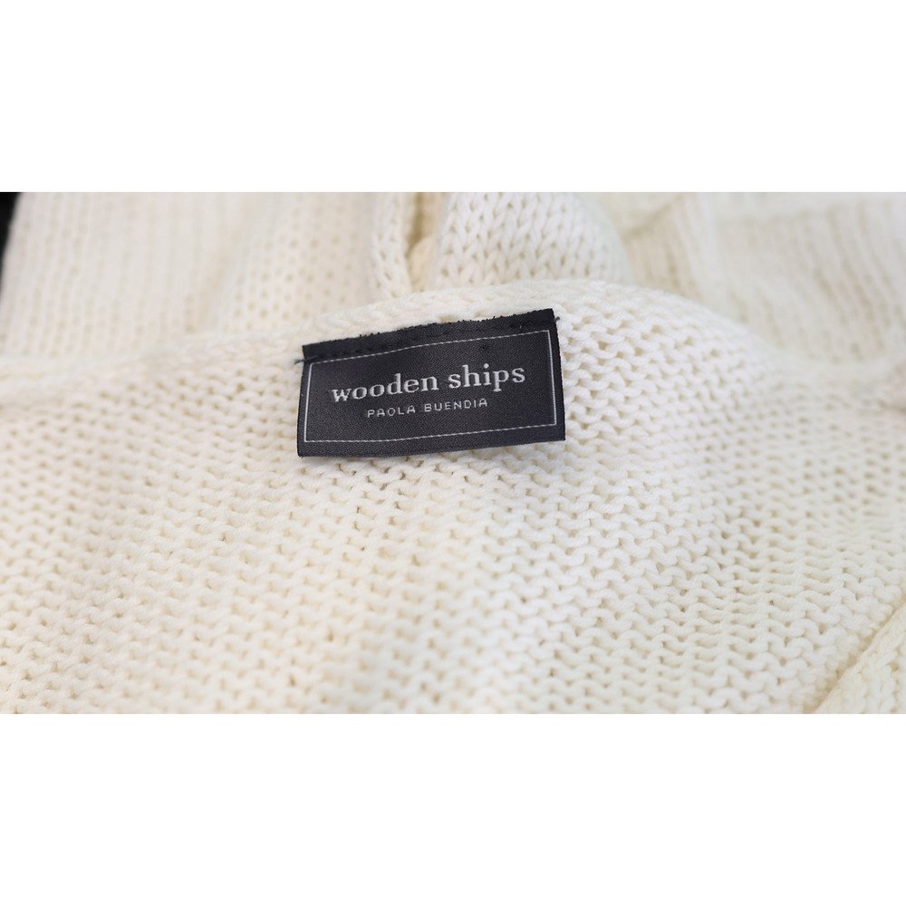 A5 Auth WOODEN SHIPS Paola Buendia Manhattan Beach Sweater Size S/M $148 - Picture 5 of 6